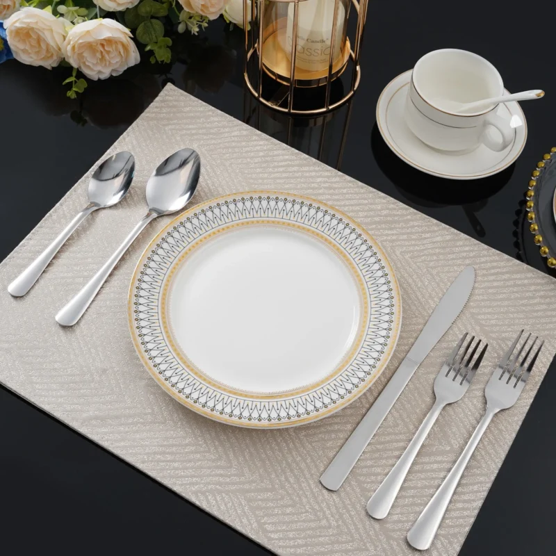 A10b310a122894288a3206b84fda35a09q.webp HANSMART 60Pcs Stainless Steel Flatware Set Service for 12 Vertical Ribbed Handle Silverware Cutlery Set Dinner Fork Salad Fork Spoon Knife Kitchen Tableware Dishwasher Safe Home Wedding Gift