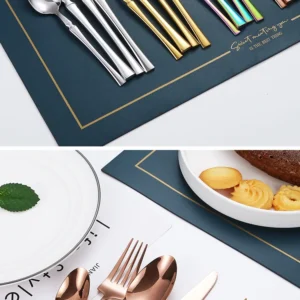 H1c56806dfc5d420fb6b24172e9aa90b1S.webp 16pcs Gold Cutlery Set Forks Knives Spoons Dinnerware Dishwasher Safe Stainless Steel Western Tableware Silverware Wedding Gift