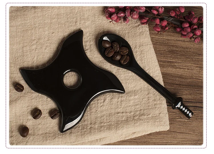 H2897c1ea8c0b42c292fca0e19f94805fH.webp Ninja Mugs Water Cup Creative Funny Mugs with Lid Spoon Set Porcelain Kitchen Utensils Drinkware Mug Coffe Kawaii Cup