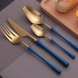 H53683463564443f9af1a2bbaa27530eax.webp 4 Pcs Mirror Matte Stainless Steel Black Gold Silver Cutlery Dinnerware Tableware Knife Spoon Fork Flatware Set Dishwasher Safe