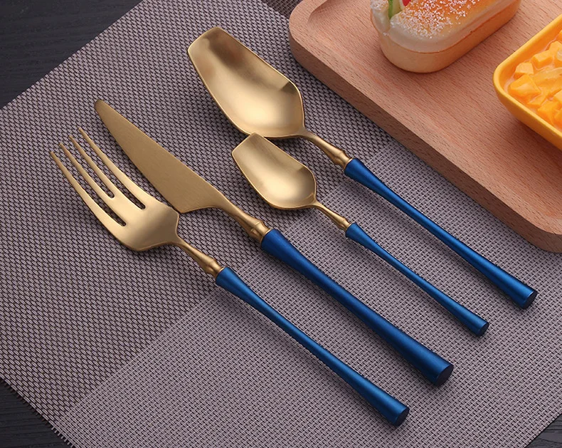 H53683463564443f9af1a2bbaa27530eax.webp 4 Pcs Mirror Matte Stainless Steel Black Gold Silver Cutlery Dinnerware Tableware Knife Spoon Fork Flatware Set Dishwasher Safe