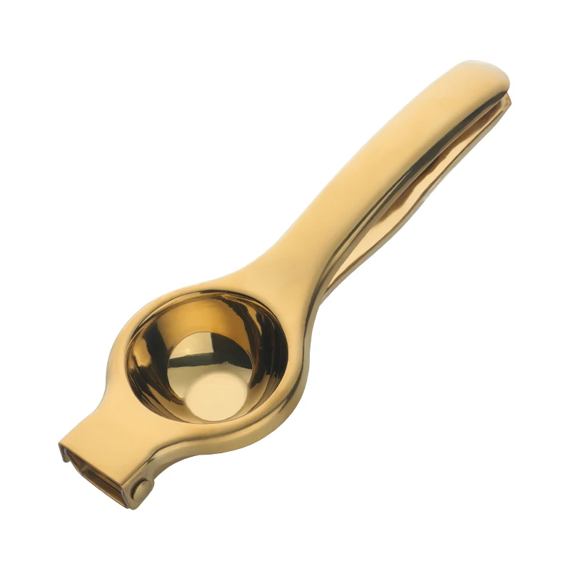 H80083ea8bec9405cb512f15aa7818a8dF.webp 1PC Stainless steel Lemon Squeezer Golden Manual Fruit Juicer Household Orange Clip Kitchen Utensils Reamers Fast Handle Press