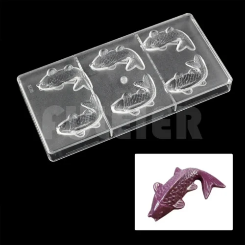 HTB14f5CSFXXXXc3apXXq6xXFXXX0.webp Bakeware Koi / Fish Shape Mold For Chocolate, Diy Baking Tool Candy Pastry Mold Cake Confectionery Polycarbonate Chocolate Mould