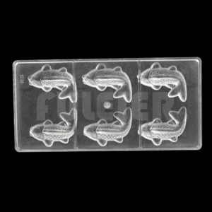 Bakeware Koi / Fish Shape Mold For Chocolate, Diy Baking Tool Candy Pastry Mold Cake Confectionery Polycarbonate Chocolate Mould