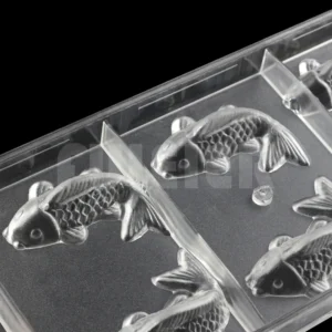 Bakeware Koi / Fish Shape Mold For Chocolate, Diy Baking Tool Candy Pastry Mold Cake Confectionery Polycarbonate Chocolate Mould
