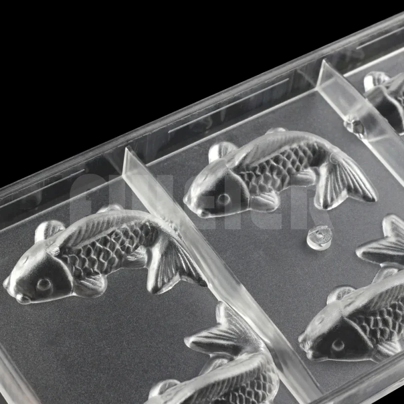 Bakeware Koi / Fish Shape Mold For Chocolate, Diy Baking Tool Candy Pastry Mold Cake Confectionery Polycarbonate Chocolate Mould