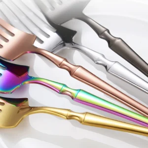 Hb167b99485454125815a33f9bbaeeb856.webp 16pcs Gold Cutlery Set Forks Knives Spoons Dinnerware Dishwasher Safe Stainless Steel Western Tableware Silverware Wedding Gift