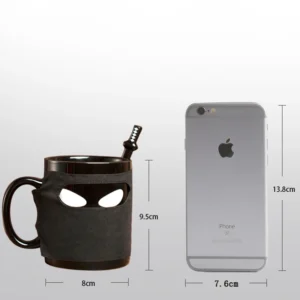 Hd7c239a64ebd4e9295af33f5c0affaf6a.webp Ninja Mugs Water Cup Creative Funny Mugs with Lid Spoon Set Porcelain Kitchen Utensils Drinkware Mug Coffe Kawaii Cup