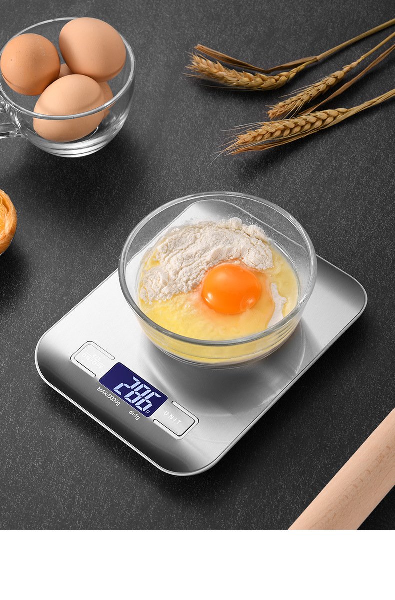 O1CN01CJvCh81GtU07fnkDs_2546180680-0-cib.jpg 5kg/1g Multifunction Electric Digital Kitchen Food Scale LCD Display, High Precise Waterproff Measuring Scale Stainless Steel
