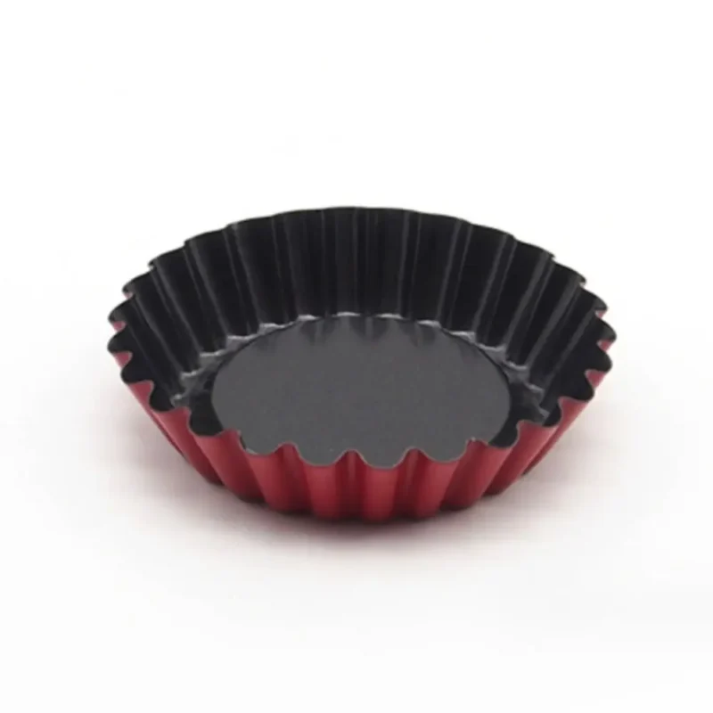 S0614ed80d46f4eec843742a3edf8afc4S.webp Bakeware Carbon Steel Egg Tart Molds Non-stick Mini Cake Mold Reusable Creative Tartlet Baking Mold Home