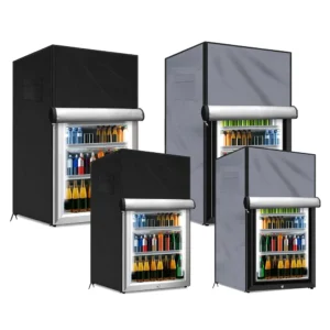 Outdoor Refrigerator Cover Waterproof Upright Freezers Cover Protection Dustproof Refrigerator Cover  Kitchen Storage