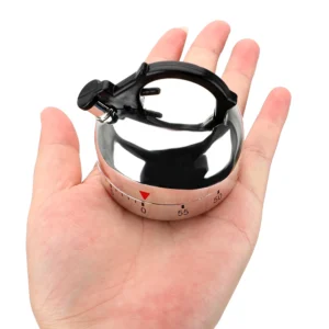 S0cf47bc7647742de84f648cba7351fc6p.webp Kitchen Tool Gadgets Cooking Reminders Tools 60 Minutes Kitchen Timer Mechanical Timer Countdown Alarm Reminder Kettle Shape