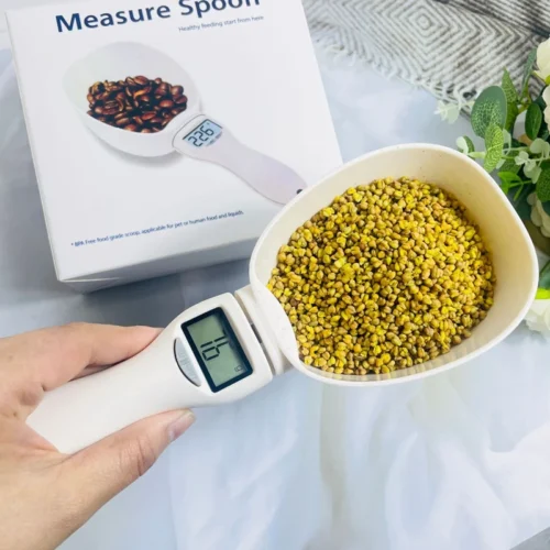 S1d0dafbeec3a49c082fe53ffd8cc3142D.webp Kitchen Digital Food Measuring Spoon Scale Pet Food Measuring Spoon Scale Suitable For Cat And Dog Food Measuring Flour Spoon 