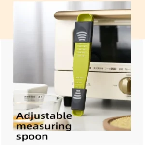 Kitchen Household Adjustable Measuring Spoon with Scale, Gram-controlled Salt and Milk Powder Measuring Spoon