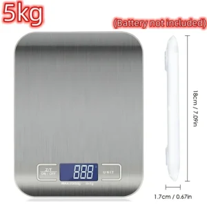S2717d628280345b2a6e8a4b136c2037b5.webp Kitchen Digital Scale Multi-function Portable Weighing Scale LCD Display USB Electronic Scales Baking Measuring Tools