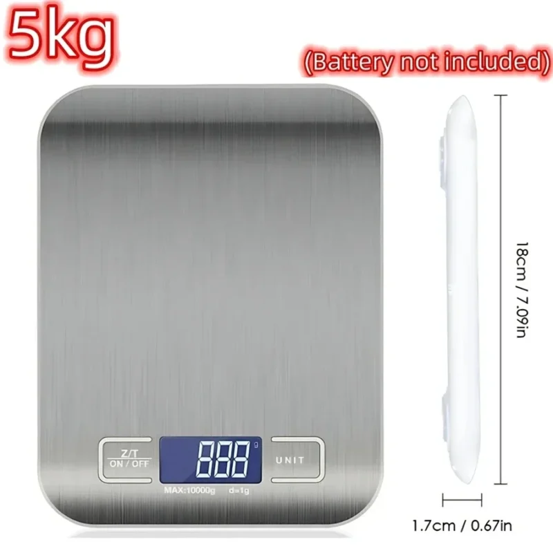S2717d628280345b2a6e8a4b136c2037b5.webp Kitchen Digital Scale Multi-function Portable Weighing Scale LCD Display USB Electronic Scales Baking Measuring Tools