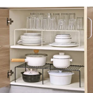 Iron Kitchen Storage Rack Closet Shelf Dish Drying Rack Spice Jars Holder Seasoning Bottles Shelves Spice Rack Kitchen Organizer