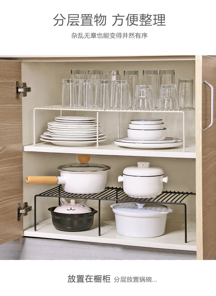 Iron Kitchen Storage Rack Closet Shelf Dish Drying Rack Spice Jars Holder Seasoning Bottles Shelves Spice Rack Kitchen Organizer