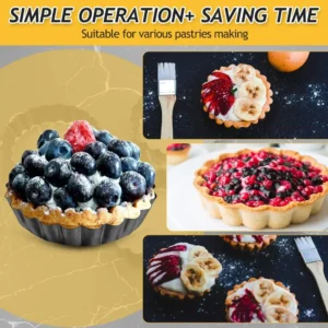 Baking Cake Molds Alloy Round Non Stick Tart Quiche Pans Removable Bottom Pie Pizza Baked Mould Cup Bakeware Alloy Kitchen Tool