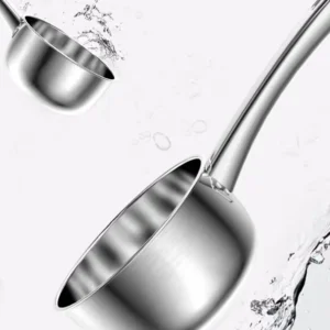 S317d245df2324d6da9d20f63ac9639842.webp Stainless Steel Uncoated Nonstick Saucepan Household Milk Cooking Pot Frying Pan Induction Cooker Gas Stove Kitchen Utensils