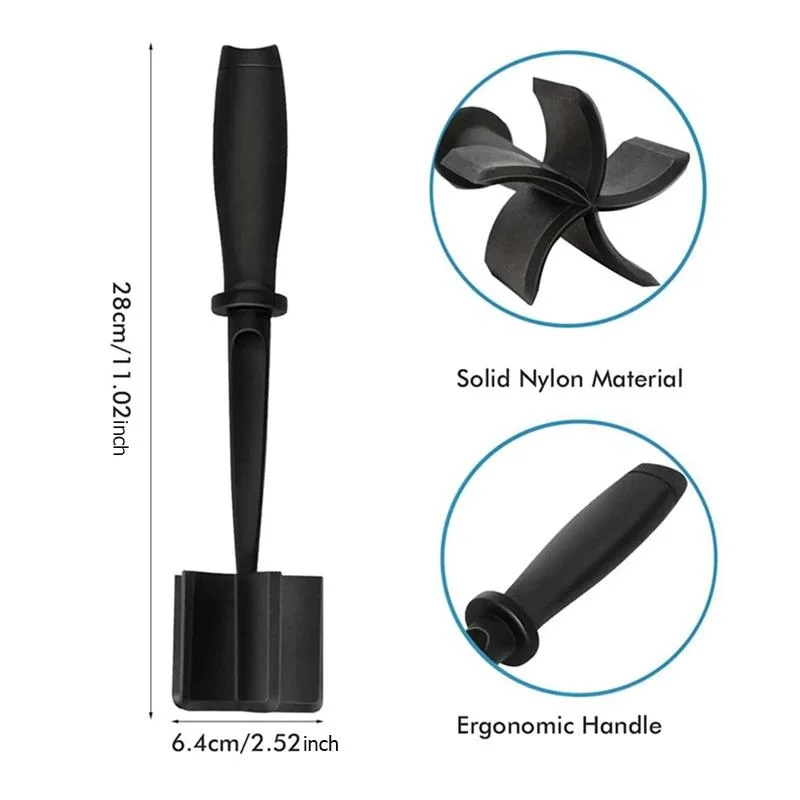 Kitchen Manual Meat Chopper, 1 Piece Multifunctional Meat Masher, Handheld Food Chopper, Vegetable Salad Chopper, Kitchen Gadget