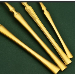 S3239e1901a924b7b9d7e4ce287e1ab78t.webp 16pcs Gold Cutlery Set Forks Knives Spoons Dinnerware Dishwasher Safe Stainless Steel Western Tableware Silverware Wedding Gift