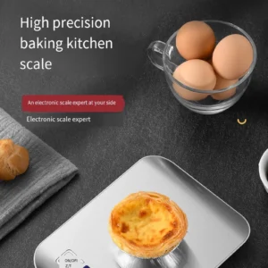 S366f5173bcf34e1d96421ca305c7ebe1k.webp 5kg/1g Multifunction Electric Digital Kitchen Food Scale LCD Display, High Precise Waterproff Measuring Scale Stainless Steel