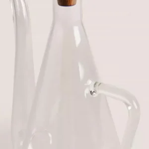 Glass Oil Dispenser Bottle for Kitchen Large Capacity Olive Oil Pourer Leak-proof Soy Spout Cooking Kitchen Storage Container