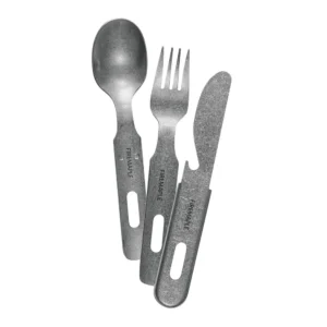 Fire-Maple Antarcti 3in1 Utensils Set Fork Knife Spoon Outdoor Tableware 304 Stainless Steel Camping Cooking Portable Cutlery