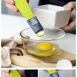 Kitchen Household Adjustable Measuring Spoon with Scale, Gram-controlled Salt and Milk Powder Measuring Spoon