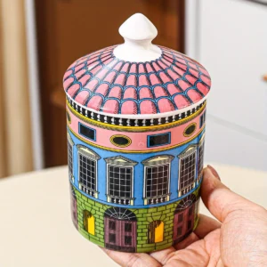 S4f6889c885af49c0b319a72ea3a56428F.webp Nordic Inspired Ceramic Storage Jar with Lid Kitchen Dining Container for Coffee Beans Tea Flour Sugar Bottle Kitchen Storage