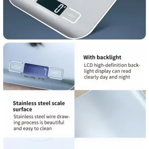 S537f63745a174573a30fbccf2576df77U.webp Kitchen Digital Scale Multi-function Portable Weighing Scale LCD Display USB Electronic Scales Baking Measuring Tools