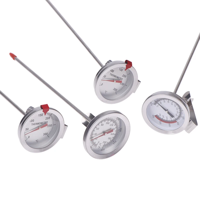 Kitchen Tools Stainless Steel 0~200℃/20～280℃/0～300℃ Cooking Temperature Meter Probe Thermometer Milk Coffee Food Meat Gauge