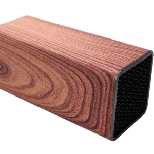 S57e8884bb0cb41569267f4aa8b3fee79W.webp 1pc New PP Home Kitchen Knife Block Holder Rack Stands with Wood Grain Surface and Rubber Plastic Coating for Kitchen Storage