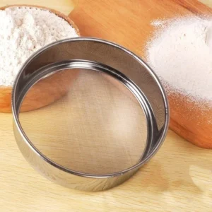 Kitchen Useful Small Tools Multifunctional Manual Flour Mesh Powder Stainless Steel Flour Sieve Practical Durable Accessories