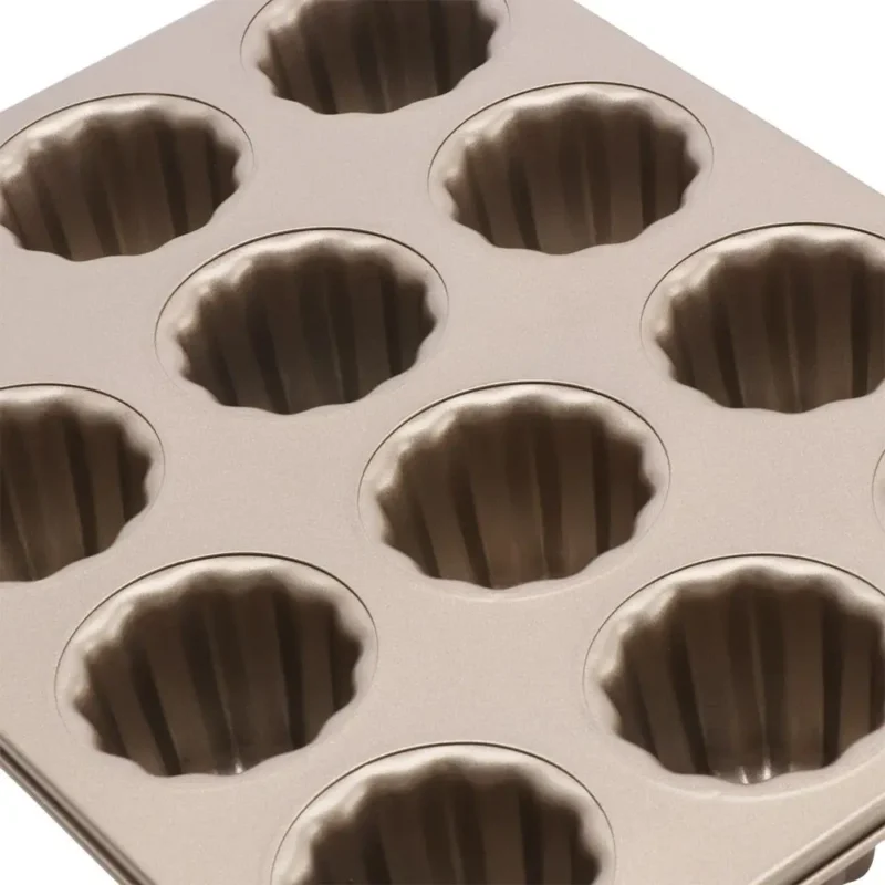 Dessert Mousse Custard Bakeware Carbon Steel French Cannele Mould Baking Tool Cake Pan Canele Mold