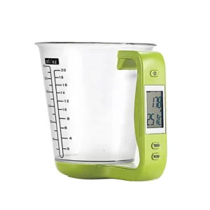 Kitchen Scales with LCD Display 1000g/1g Measuring Cup Kitchen Mixing Bowl Temperature Measurement Cups Kitchen Baking Tools