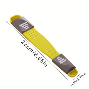 S63db730930cc49bb96a86f9b8cfac2e7F.webp Kitchen Tools: Roasting Measuring Spoon With Scale, Grams, Household Salt Spoon, Coffee Measuring Spoon Adjustable Spoon