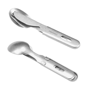 Fire-Maple Antarcti 3in1 Utensils Set Fork Knife Spoon Outdoor Tableware 304 Stainless Steel Camping Cooking Portable Cutlery