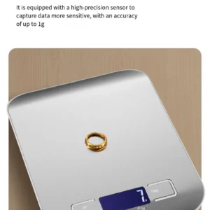 S729e763f5e9e432b83e66d44bcd6fec1x.webp 5kg/1g Multifunction Electric Digital Kitchen Food Scale LCD Display, High Precise Waterproff Measuring Scale Stainless Steel