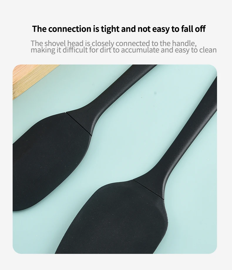 Silicone Kitchenware 6-Piece Set, Cream Scraper, Spatula, Oil Brush, Size Scraper Set Baking Tool, Non-Integrated Hand