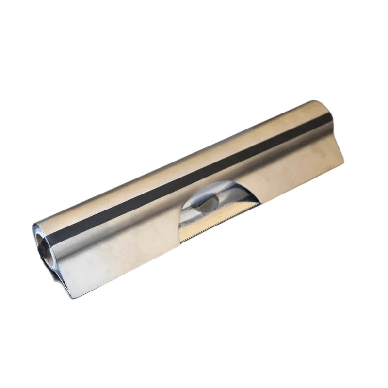 stainless steel kitchen utensils stanniol cutter aluminum foil cutter wrap cutter box plastic wrap dispenser