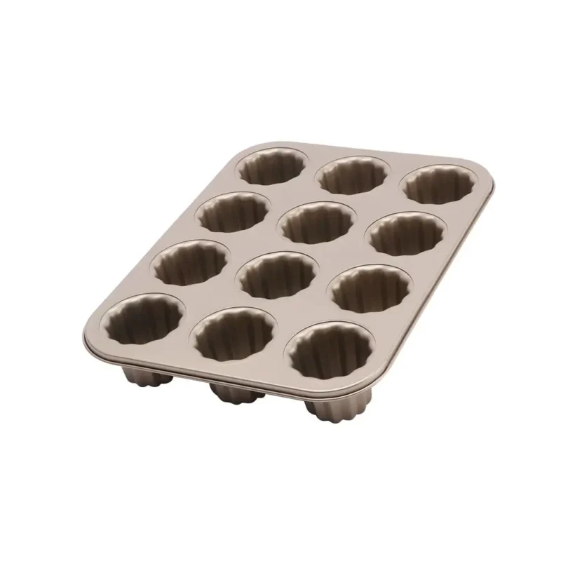 Dessert Mousse Custard Bakeware Carbon Steel French Cannele Mould Baking Tool Cake Pan Canele Mold