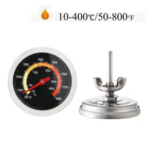 S9375638d66094771a4d9624e0d301a426.webp 52mm 10℃-400℃ Kitchen Cooking Thermometer Meat Food Temperature Test Meter for Oven BBQ Grill with Probe Heat Barbecue