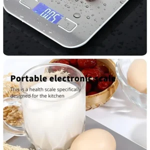 S9961d80d4854456fb35553d99066e672i.webp Kitchen Digital Scale Multi-function Portable Weighing Scale LCD Display USB Electronic Scales Baking Measuring Tools