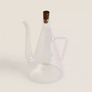 Glass Oil Dispenser Bottle for Kitchen Large Capacity Olive Oil Pourer Leak-proof Soy Spout Cooking Kitchen Storage Container