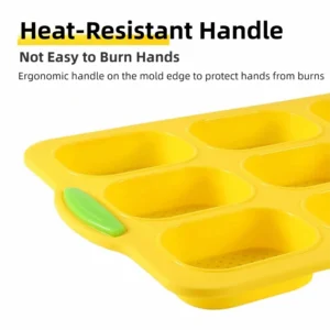 Bakeware 9 Grids Silicone Cake Mold Silicone Non-Stick Bread Baking Form Non-slip Reusable Silicone Baking Pan Baking Tool