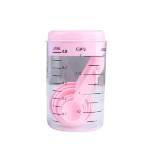Kitchen Measuring Tool Plastic Measuring Cup Measuring Scale Set Scale Plastic Tool Measuring Set Spoon Kitchen 7-Piece
