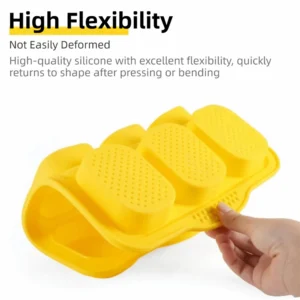 Bakeware 9 Grids Silicone Cake Mold Silicone Non-Stick Bread Baking Form Non-slip Reusable Silicone Baking Pan Baking Tool