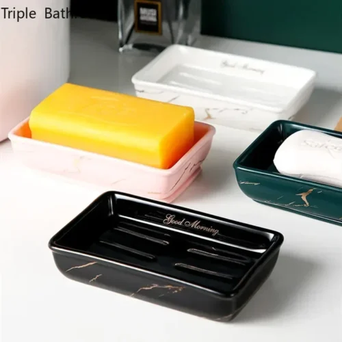 Sb05cd72474fd41c6b2f466bd0d9d5ad4Y.webp Light Luxury Soap Holder Ceramic Rectangle Household Bathroom Accessories Soap Dish Holders Restroom Organizer Kitchen Storage